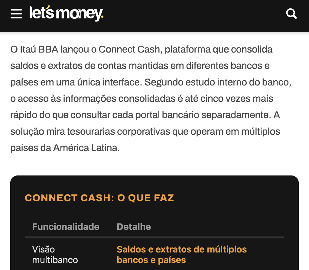 Lançamento do Connect Cash